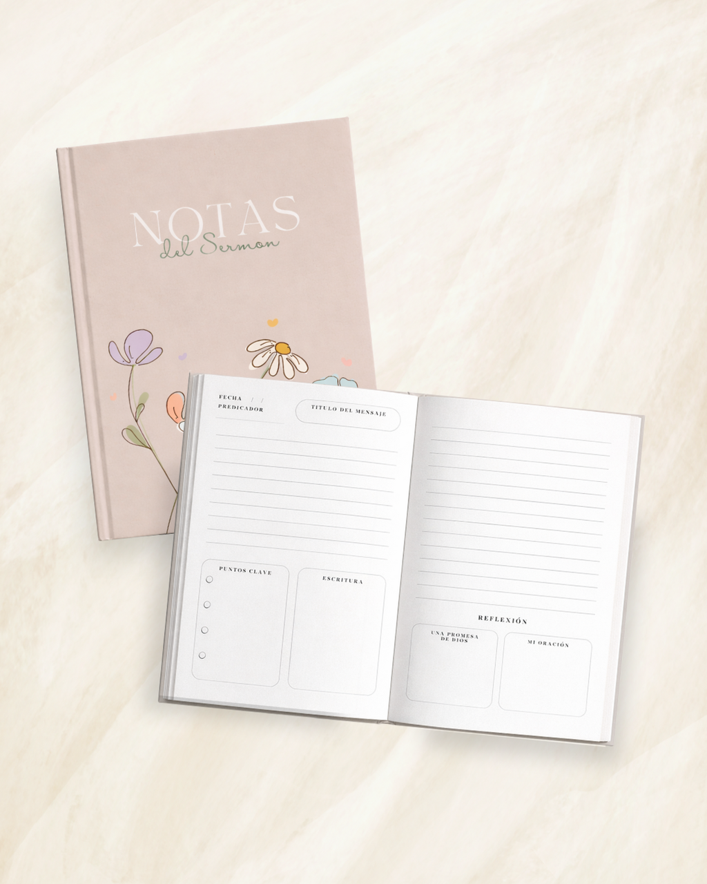 Notas del Sermón — Floral Moderno