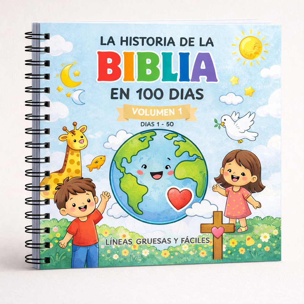La Historia de la Biblia en 100 Días Volumen 1: Días 1–50