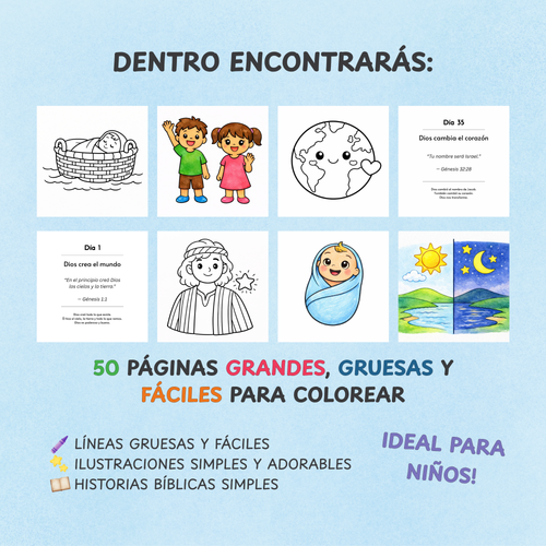 La Historia de la Biblia en 100 Días Volumen 1: Días 1–50